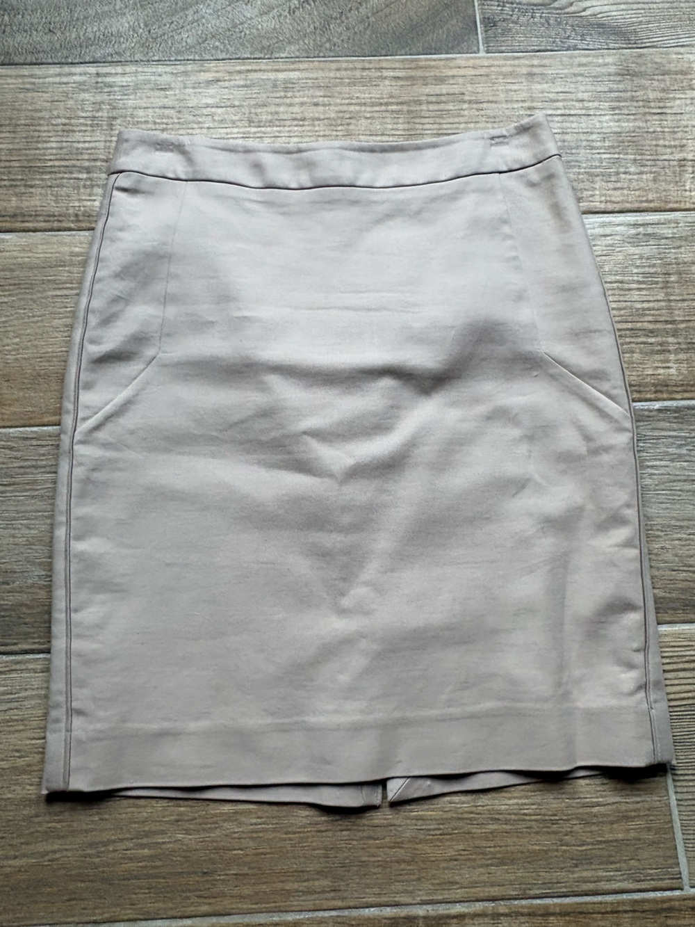 The Limited Classic Beige Pencil Skirt, Size 6